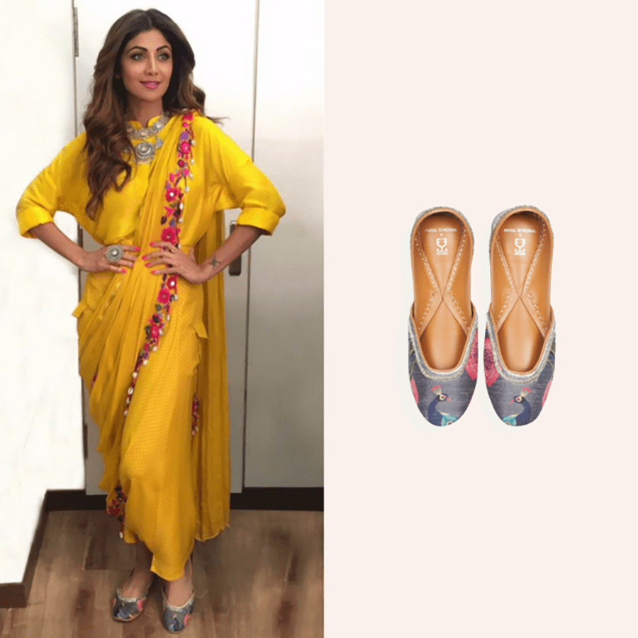 Shilpa Shetty in DANCING PEACOCKS: PAYAL SINGHAL X FIZZY GOBLET