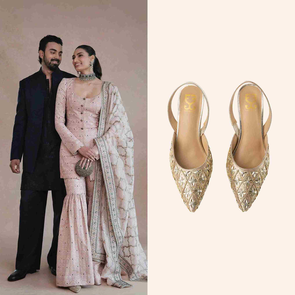 Athiya Shetty in Starstruck Salsa Mule Heels