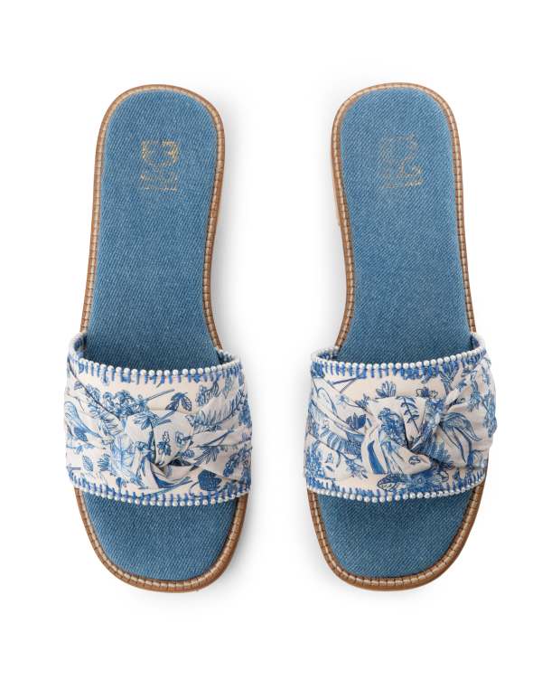 Blue Jasmine Sandals