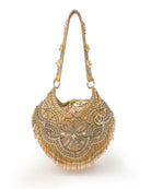 Bold in Gold Potli (With Embroidered Handle)