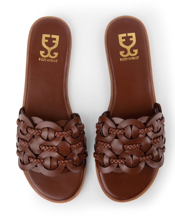 Boss Babe - Brown : Sandals