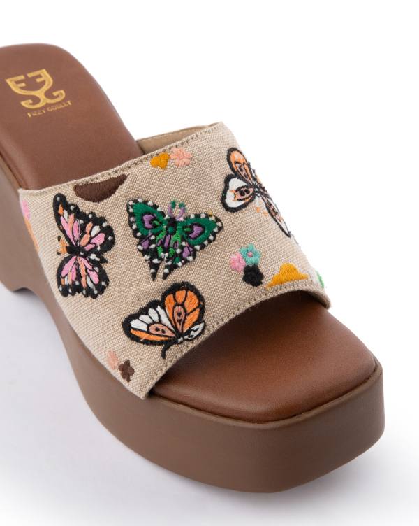 Butterfly Brownie Wedges