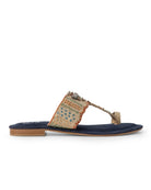 Coconut Colada Kolha Flats