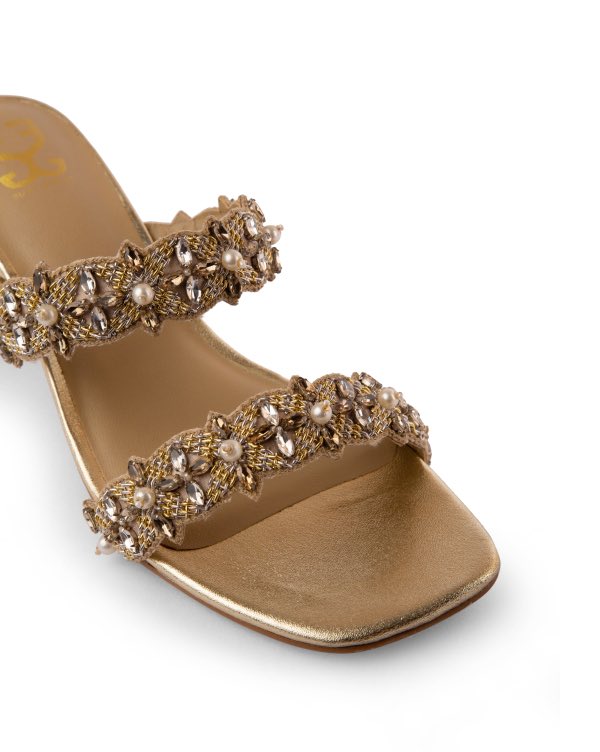 Golden Hour Glam : Sandal Heels