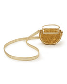 The Micro Bag Leather Gold