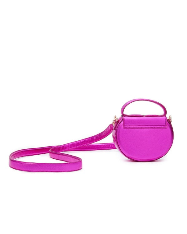 The Micro Bag Leather Electric Pink