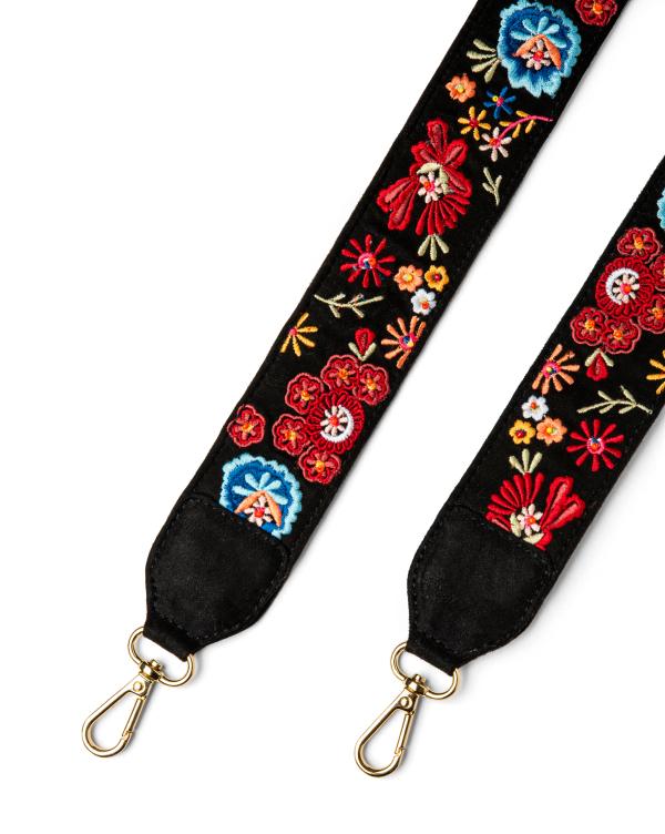 Midnight Garden Embroidered Strap