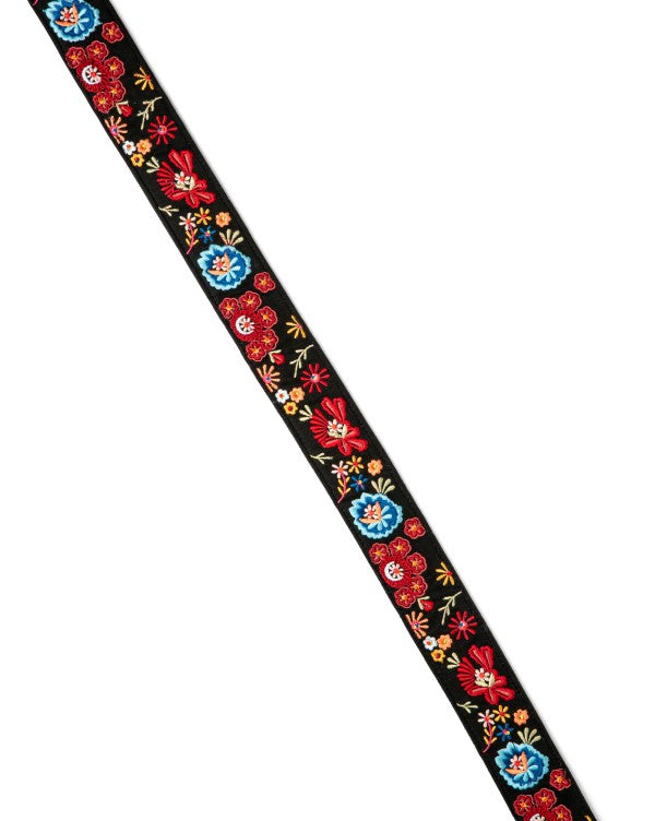 Midnight Garden Embroidered Strap