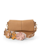 Mini Goblet Crossbody Beige With Laser-Cut Strap