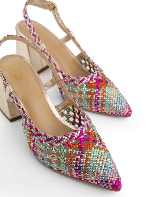 Party Poppers Mule Heels