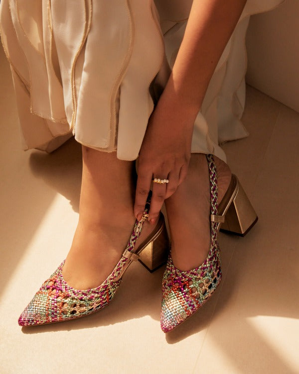 Party Poppers Mule Heels