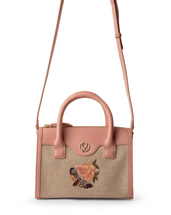 Peachy Powerhouse Mini Tote Bag