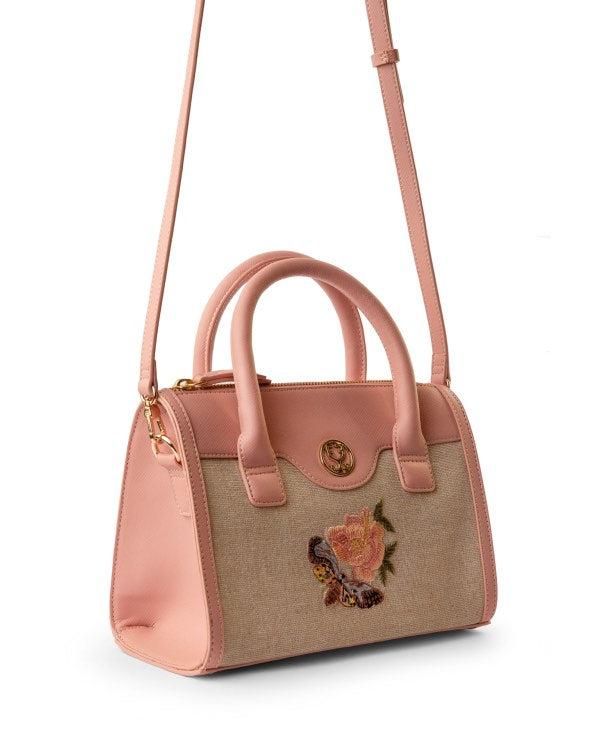 Peachy Powerhouse Mini Tote Bag