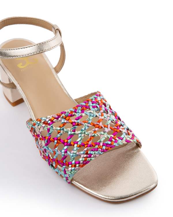 Rainbow Sprinkles Sandal Heels