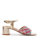 Rainbow Sprinkles Sandal Heels