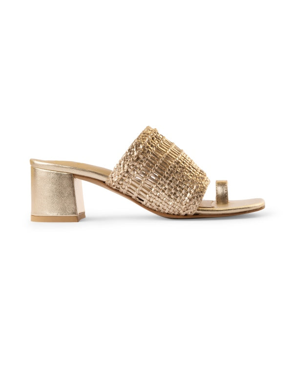 Rattan Radiance : Kolha Block Heels