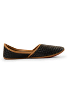 Voyager Black Juttis For Men