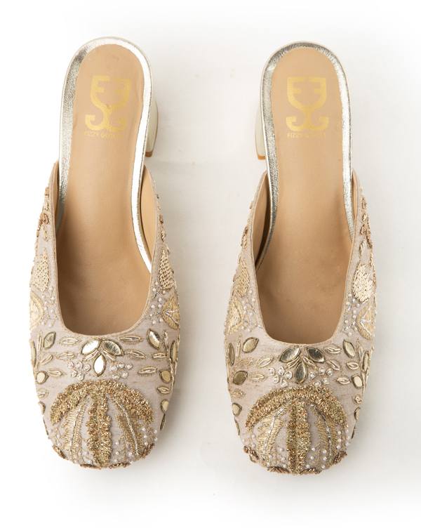 White Lotus Heels - Payal Singhal x Fizzy Goblet - Limited Edition