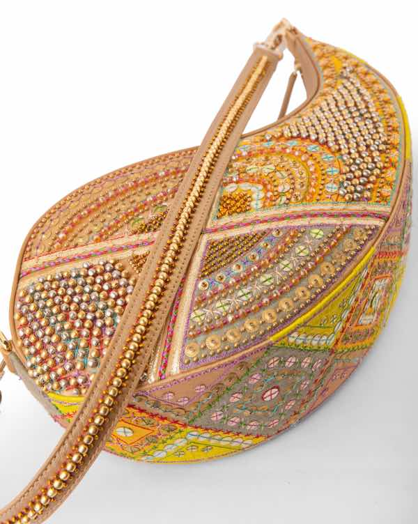 NEO Shoulder Bag With Oxidised Bead Work