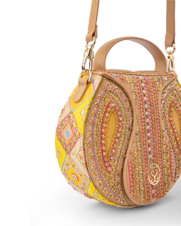 The Mini Bag With Zardozi Embroidery Work