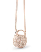 The Micro Bag Leather With Pearl Embroidery