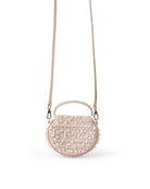 The Micro Bag Leather With Pearl Embroidery