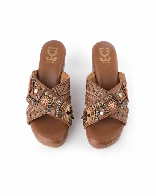 Morocco Criss Cross Wedge