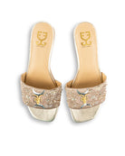 Zodiac Sandal Heels - Champagne