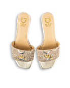 Zodiac Sandal Heels - Champagne