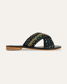 Tweed About It Criss Cross Slides - Limited Edition