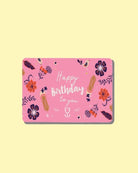 Happy Birthday Gift Card