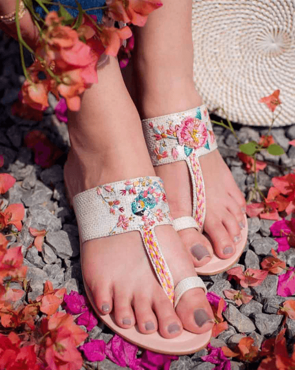 Beige block heels, Myntra | Vogue India