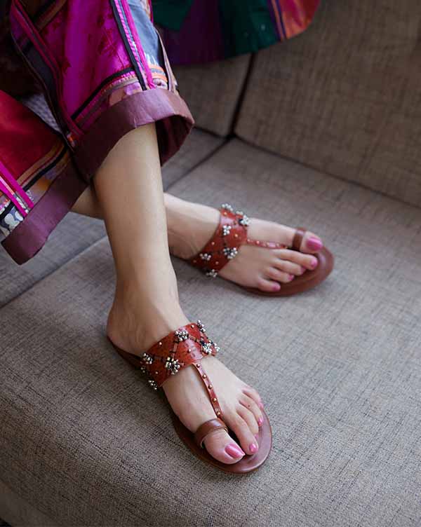 Shop Kolhapuri Footwear for Ladies Online Fizzy Goblet