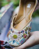 Flower Power Juttis - Payal Singhal X Fizzy Goblet